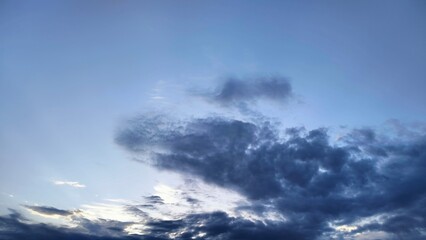 Obraz premium Nature Landscape Clouds Sky Photography, Abstract Cloudy Background