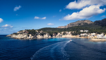 Fototapeta na wymiar Sant Elm, Andratx coast, Majorca, Balearic Islands, Spain
