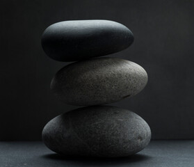 zen stones for podium background