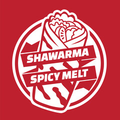 Simple Shawarma Kebab Logo Design