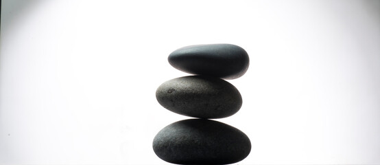 zen stones for podium background