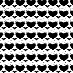 black and white seamless pattern