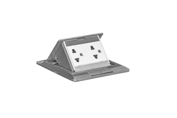 Pop up electric outlet.