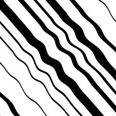 Black pattern oblique style