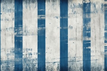 blue and white striped wall with vertical lines. Generative AI