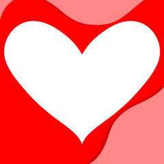 Pink background with heart text space 