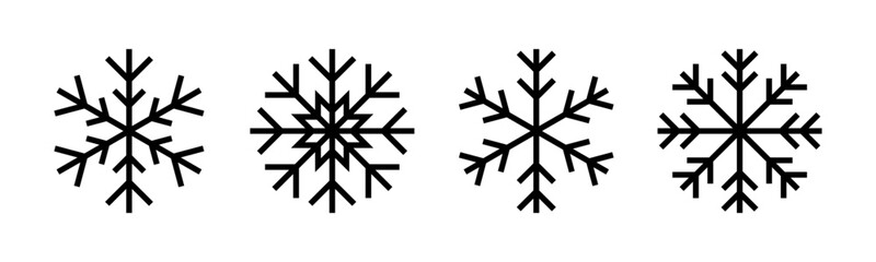 Snow icon vector illustration. snowflake sign and symbol