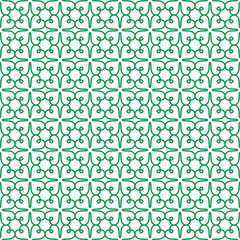 Seamless Clover Leaf Line Pattern Logo Design. Simple Borderless Clover Leaf Pattern Design.