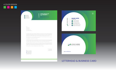 letterhead and business card design
