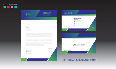 letterhead and business card design