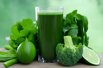 Smoothies green natural detox juice or Juicing is a diet based on fruit and vegetable juices. Detox...