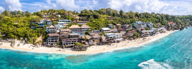 Fototapeten Bali Aerial view of Bingin beach in Bali, Indonesia  © pierrick