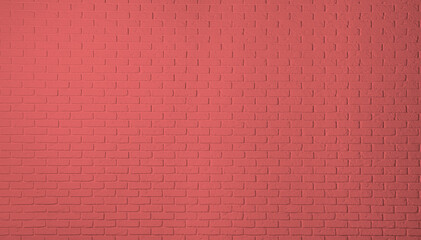 Texture of salmon color brick wall as background