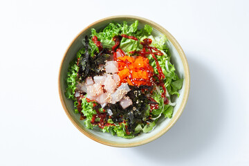  Raw Fish Bibimbap with Tuna 