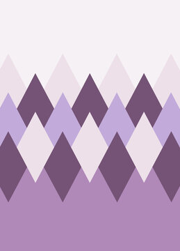 It is a purple argyle pattern background.