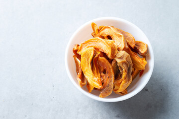 dried persimmon on a plate