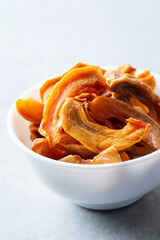 dried persimmon on a plate