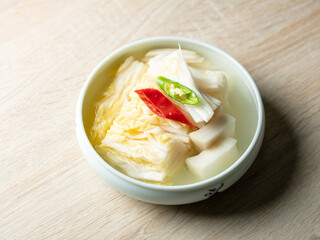 White Kimchi ,Watery Kimchi, young radish kimchi