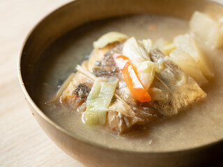 beef and soup, Korean food