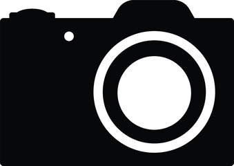 Camera Mirrorless Icon Graphic Illustration Silhouette Vector