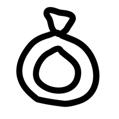 diamond ring of happy family hand drawn icon