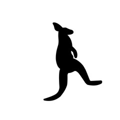 Obraz na płótnie Canvas Kangaroo Silhouette vectors