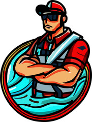 life guard png graphic clipart design