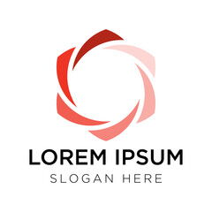 abstract geometric icon logo vector illustration