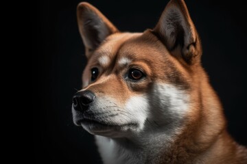 portrait of a shiba inu