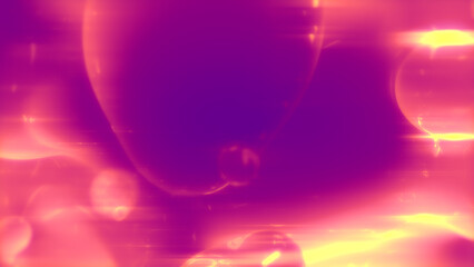 purple and orange lighting disco dance slight wax bubbles - abstract 3D rendering