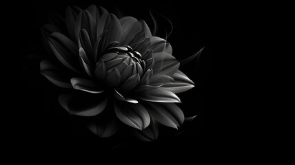 Black Flower Wallpaper images | Generative AI