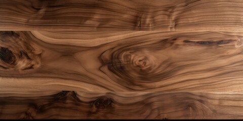 Walnut planks texture background, Brown wooden pattern. Generative AI