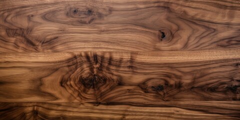 Fototapeta premium Walnut planks texture background, Brown wooden pattern. Generative AI