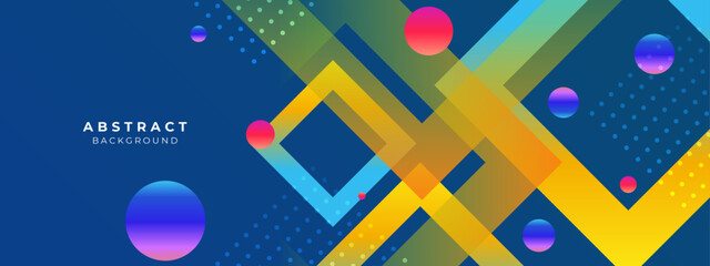 Business banner design web template Set, Horizontal header web banner. Modern Gradient Blue and yellow cover header background for website. Social Media Cover ads banner, flyer, invitation card