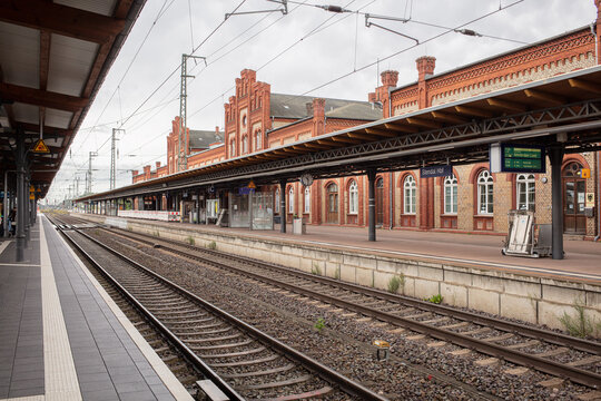 Bahnhof Stendal (Sachsen Anhalt) w&auml;hrend des Bahnstreiks 2023