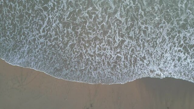 chapora beach 360d bird eye view in goa india