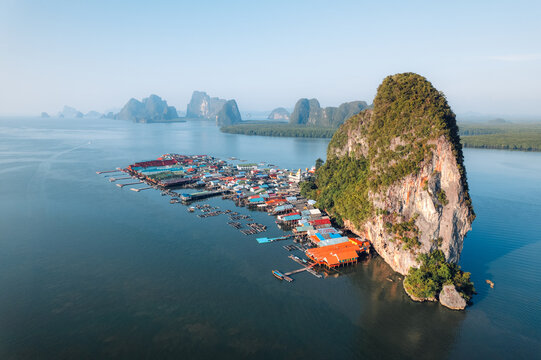 Fisherman's village in the middle of the sea, Koh Panyee