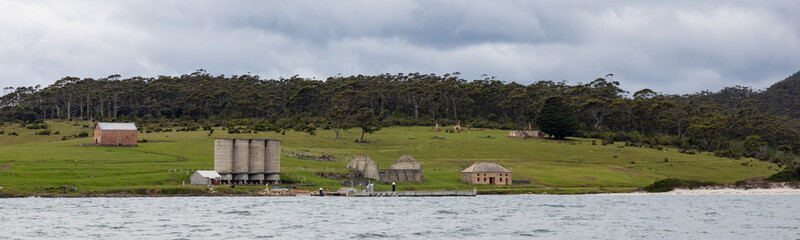 Maria Island, east coast of Tasmania, Australia a convict settlement - obrazy, fototapety, plakaty