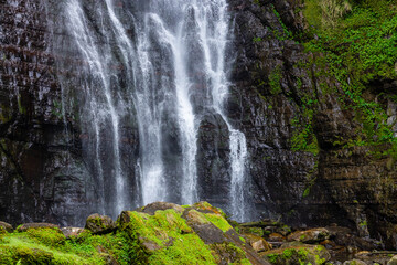Fototapeta na wymiar Wufengqi Waterfall in Yilan of Taiwan