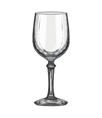 Luxury wineglass symbolizes elegance and celebration