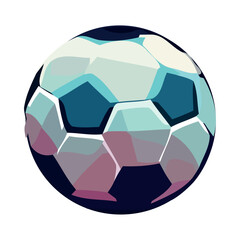 Soccer ball symbolizes success in competition games