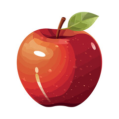 Juicy ripe apple, symbol of healthy eating