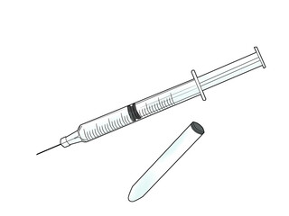 注射器と採血管02