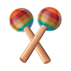 Maracas music instrument
