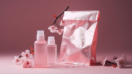 Perfume and Cherry Blossoms.Generative Ai
