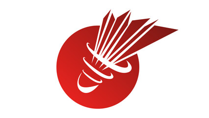Shuttlecock icon symbol vector, Modern design and beautiful colors isolated on white background, illustration Vector EPS 10 , can use for  Badminton Championship Logo