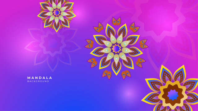 Decorative mandala styled background