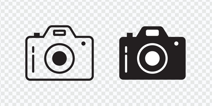 Digital Camera Icon. Photo camera vector illustration