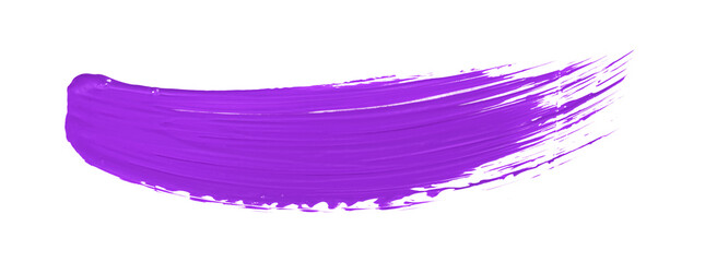 Shiny purple brush isolated on transparent background. purple watercolor png