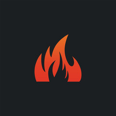 fire flame logo. fire flat line icons, flames, flame of various shapes, bonfire vector illustration,